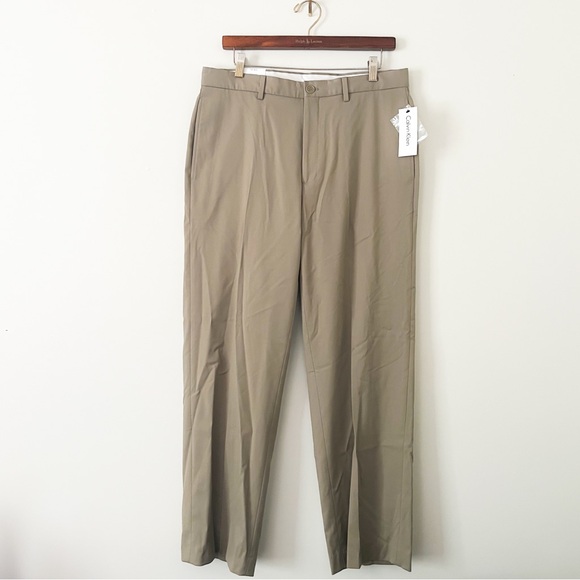 NEW Calvin Klein “The Thompson” Flat Front Pants - Picture 1 of 7